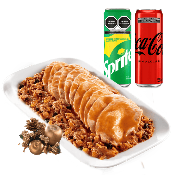 Pavo en su jugo 240 g + Relleno 240 g)